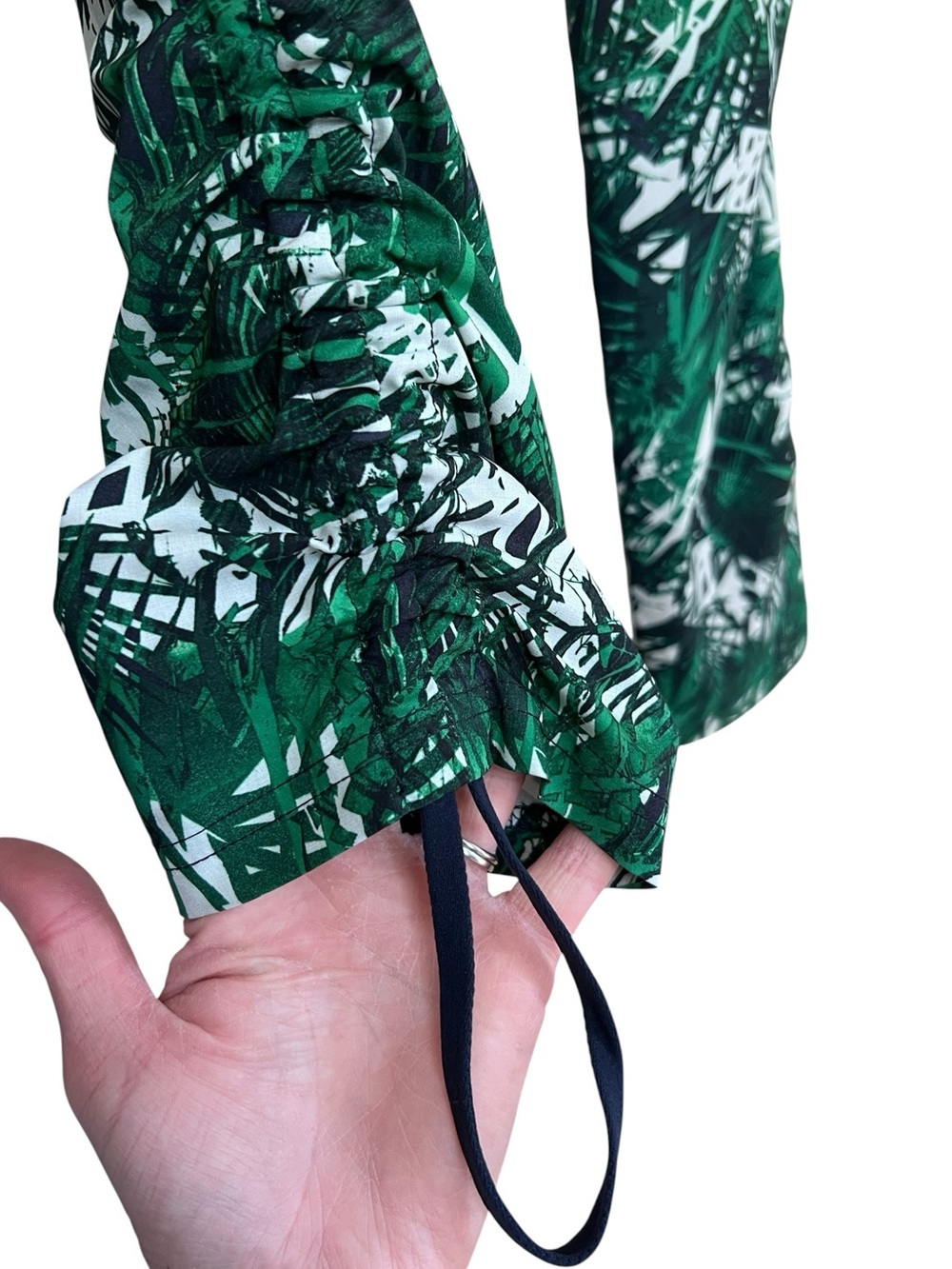 Athleta Aspire Palm Jogger Pants Mid-Rise Green Size 4 - Picture 7 of 11